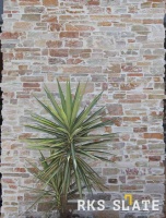 Натуральный камень для фасада RKS SLATE Beige Quartz Strips