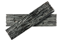 3D мозаика из натурального камня RKS SLATE Сланец Black Waterfall Pencil