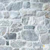 Отделочный камень RKS SLATE Cloudy Grey Quartz Castle